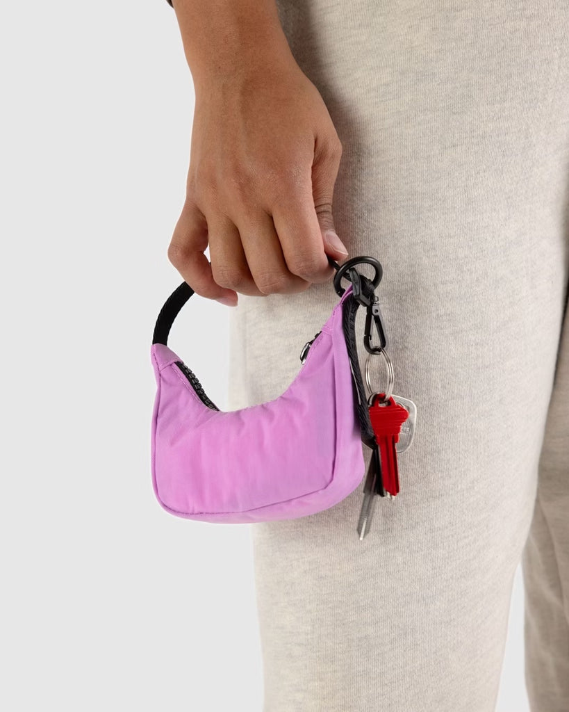 Crescent Bag Charm (Peony) by Baggu