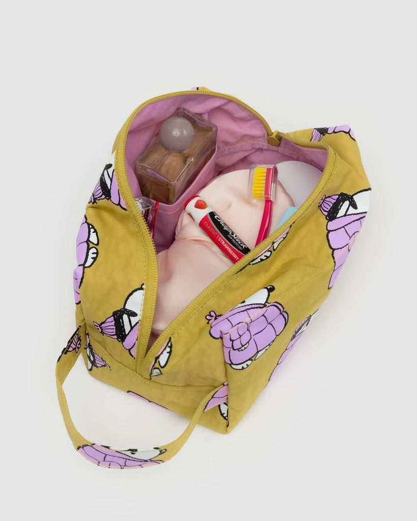 Dopp Kit (Puffer Snoopy Pink) by Baggu