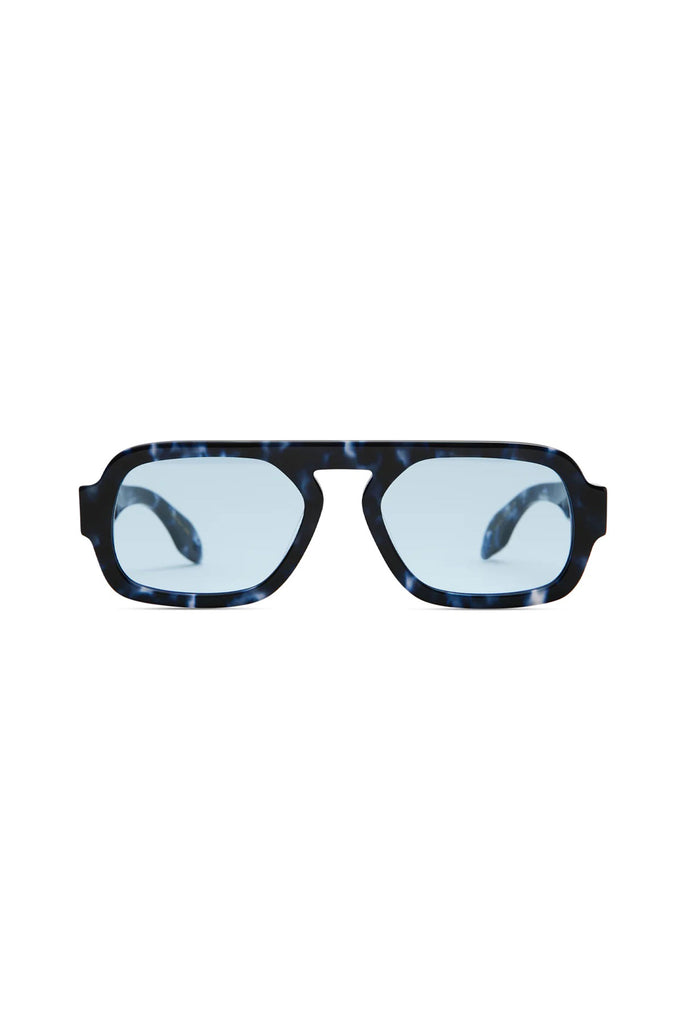 Jane Mini Sunglasses (Blue Tortoise) by Elisa Johnson