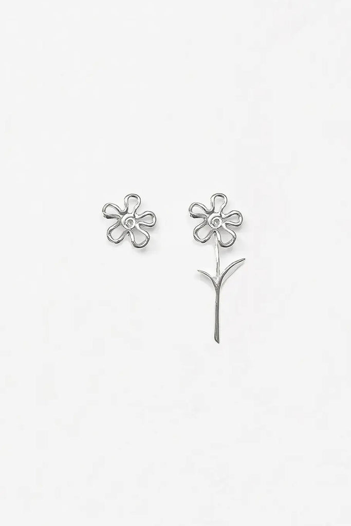 Flora Studs & Stem Earring Jacket by Kara Yoo