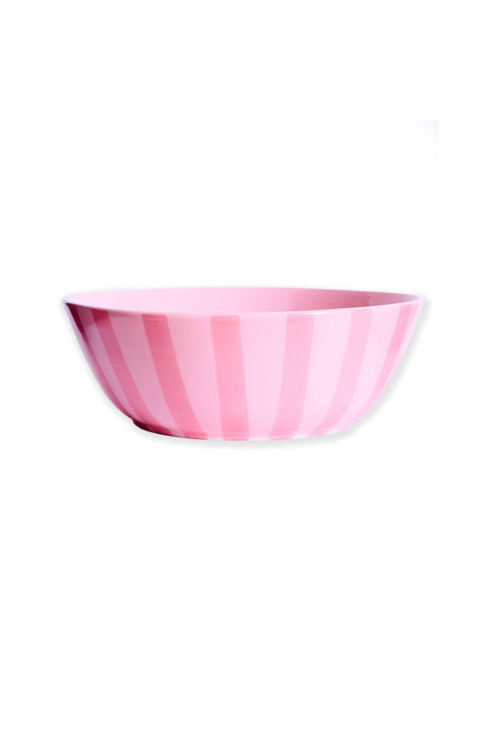 Salad Bowl (Pink Stripe) by Kip & Co