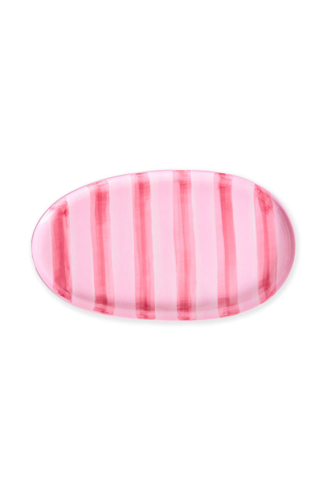 Platter (Pink Stripe) by Kip & Co