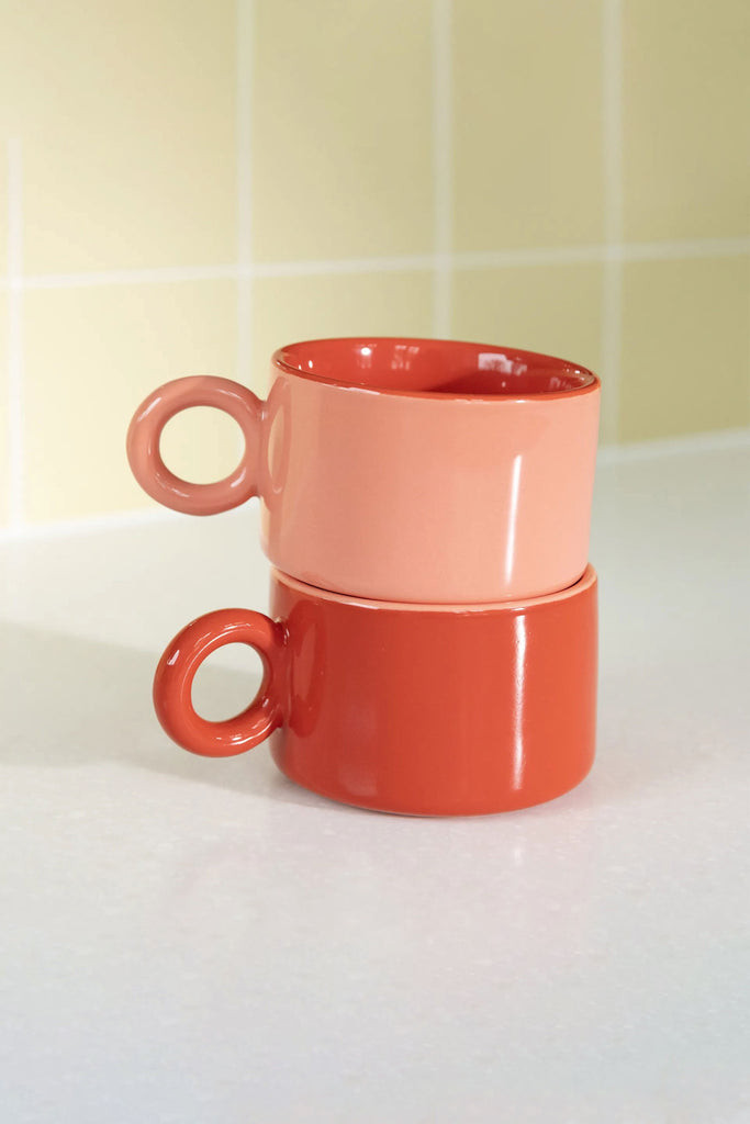 Red Chiquito Mugs (Set of 2) by &klevering