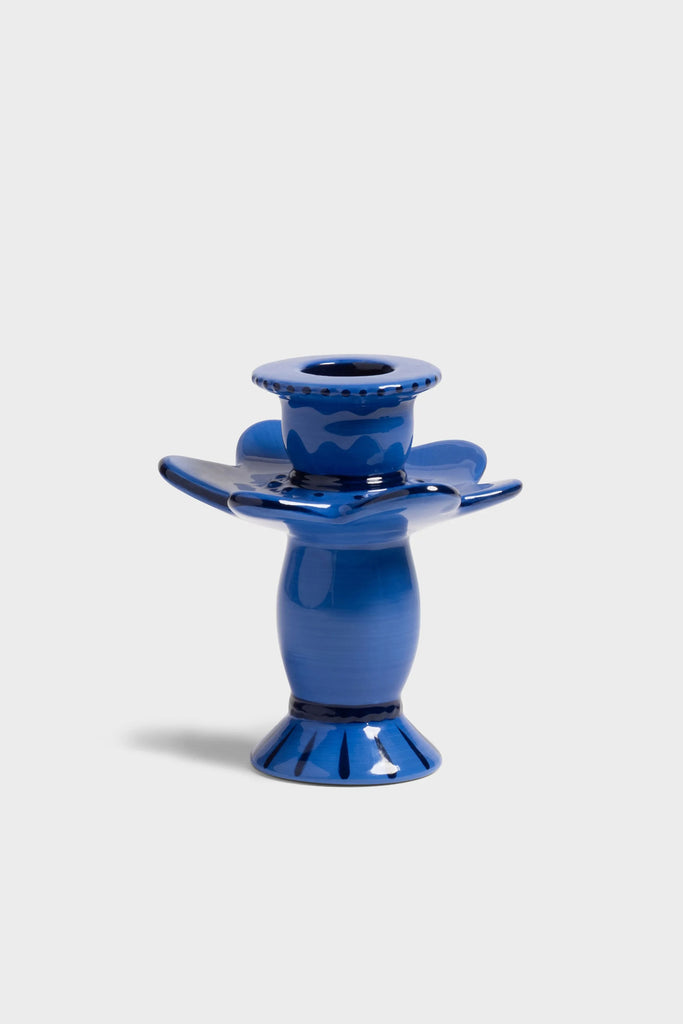 Posy Candle Holder (Blue) by Yo Home