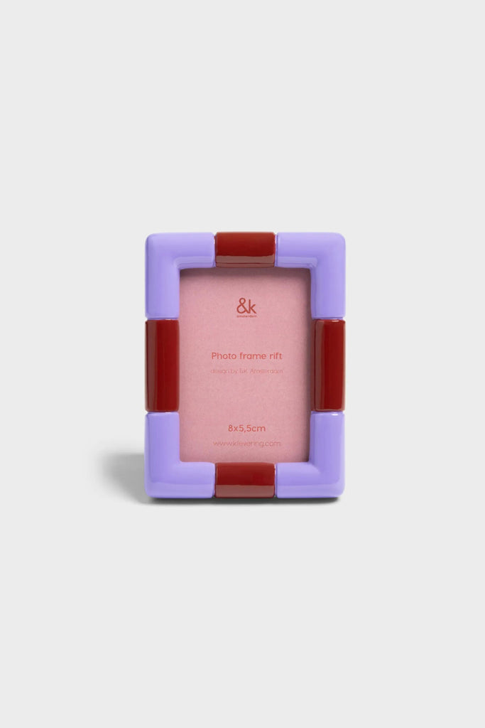 Rift Photo Frame (Lilac) by &klevering