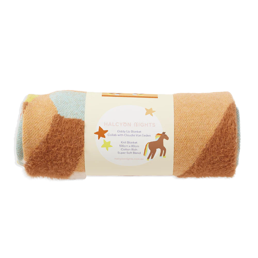 Giddy Up Baby Blanket by Halcyon Nights