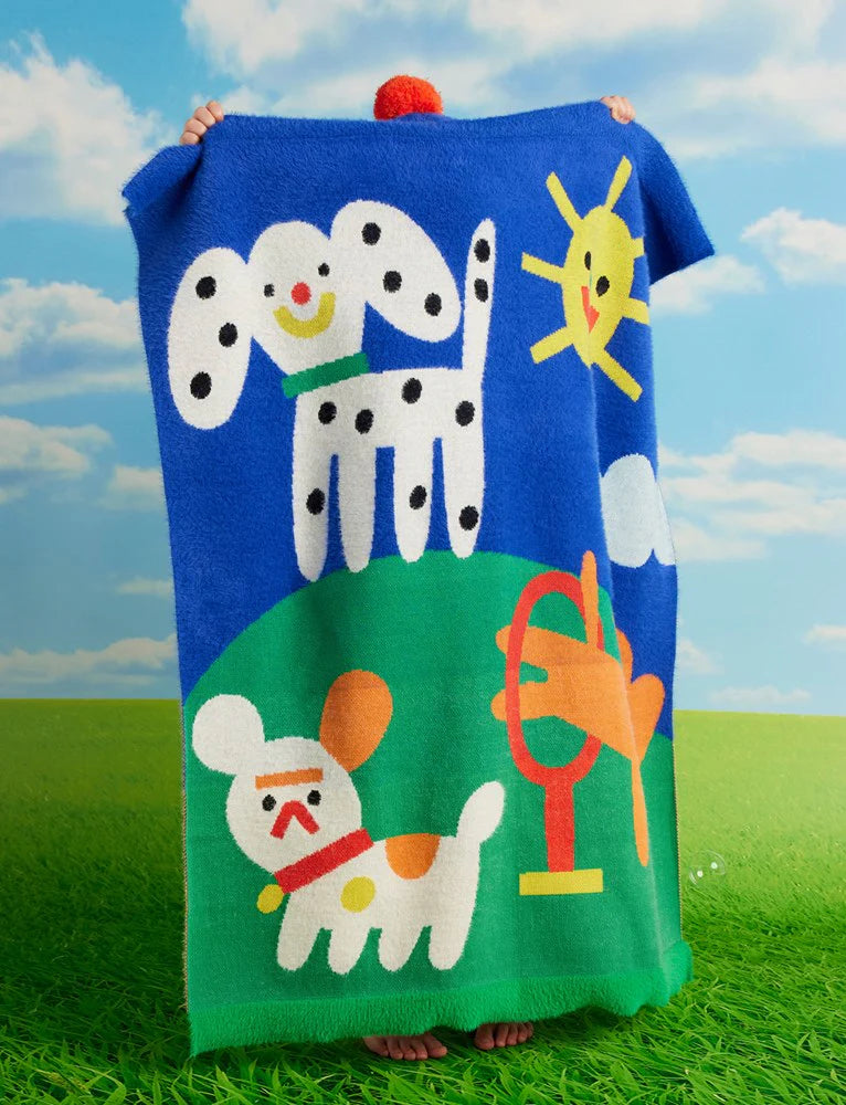 Puppy Park Baby Blanket by Halcyon Nights
