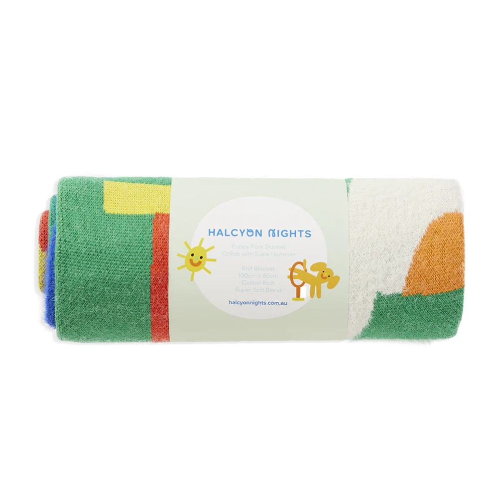 Puppy Park Baby Blanket by Halcyon Nights