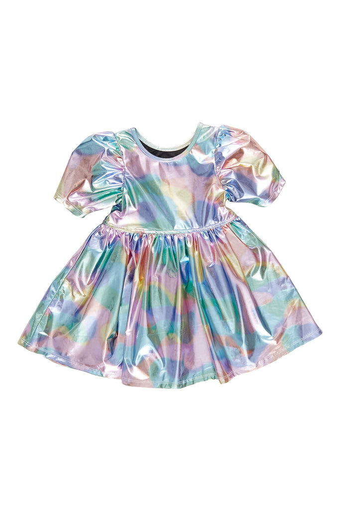 Lame Laurie Dress (Cotton Candy) by Pink Chicken