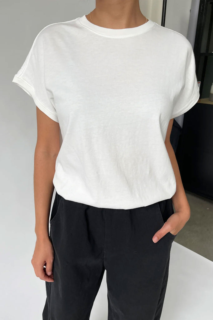 Ease Tee (Vintage White) by Le Bon Shoppe