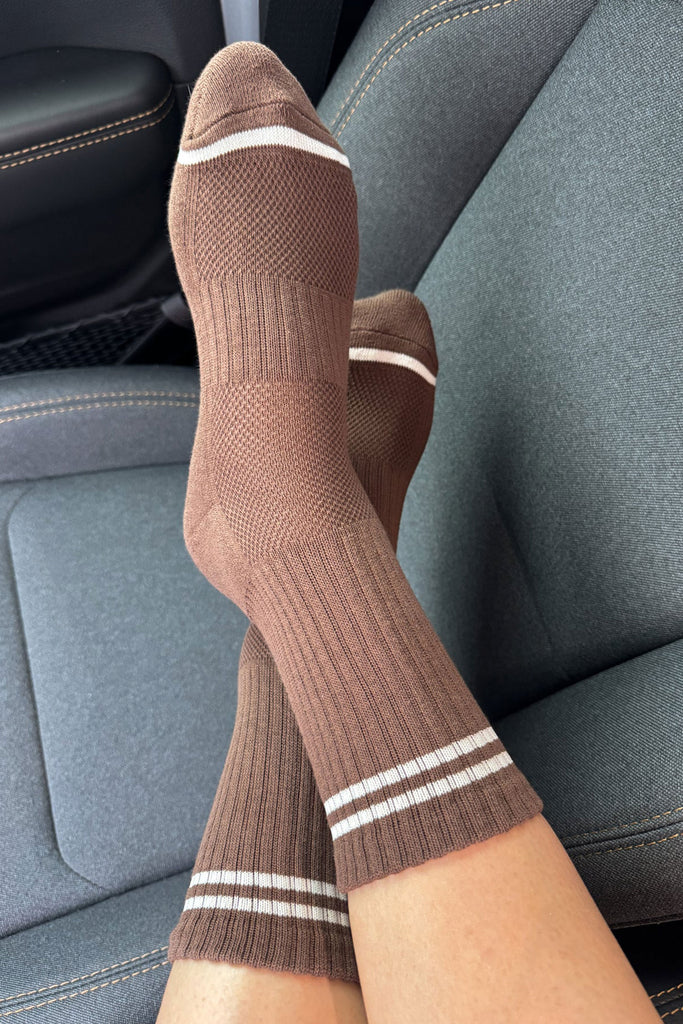 Boyfriend Socks (Wood) by Le Bon Shoppe