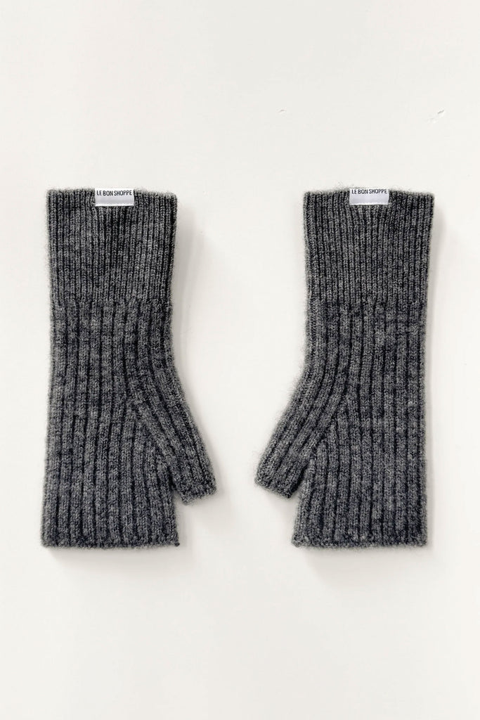 Cashmere Wrist Warmer (Charcoal) by Le Bon Shoppe