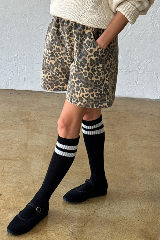 City Shorts (Leopard) by Le Bon Shoppe