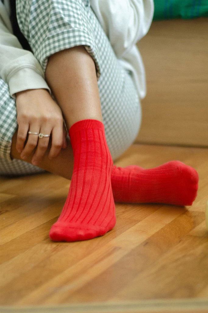 Her Socks (Classic Red) by Le Bon Shoppe