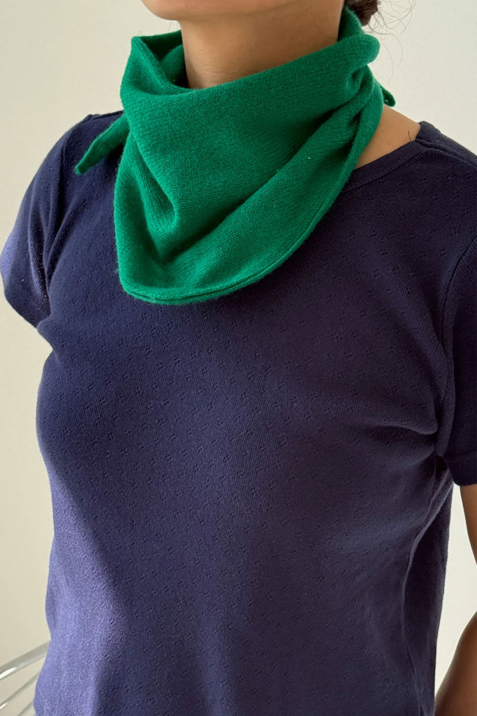 Cashmere Bandana (Kelly Green) by Le Bon Shoppe