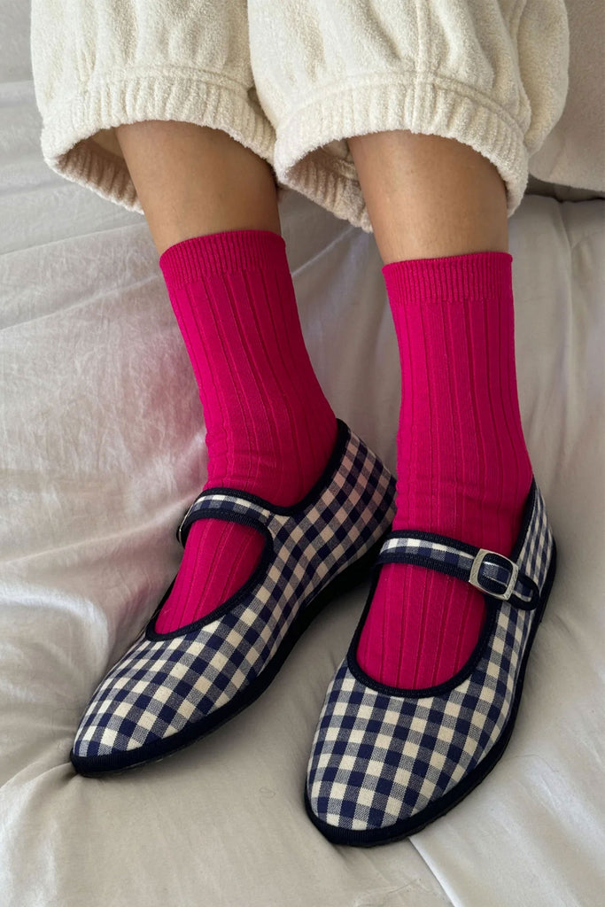 Her Socks (Fuchsia) by Le Bon Shoppe