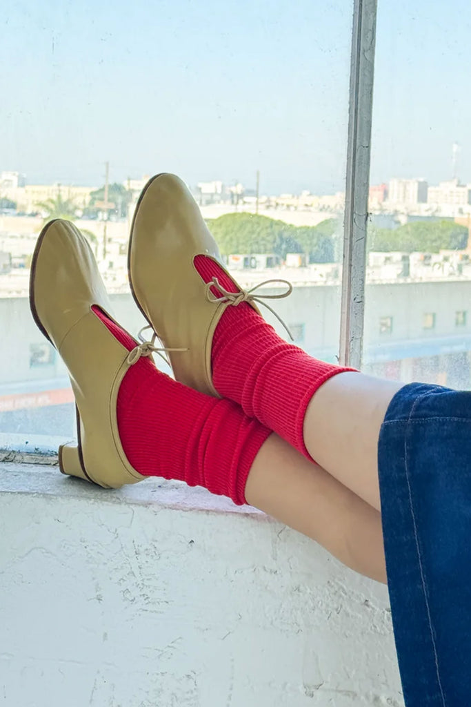 Trouser Socks (Red Lipstick) by Le Bon Shoppe