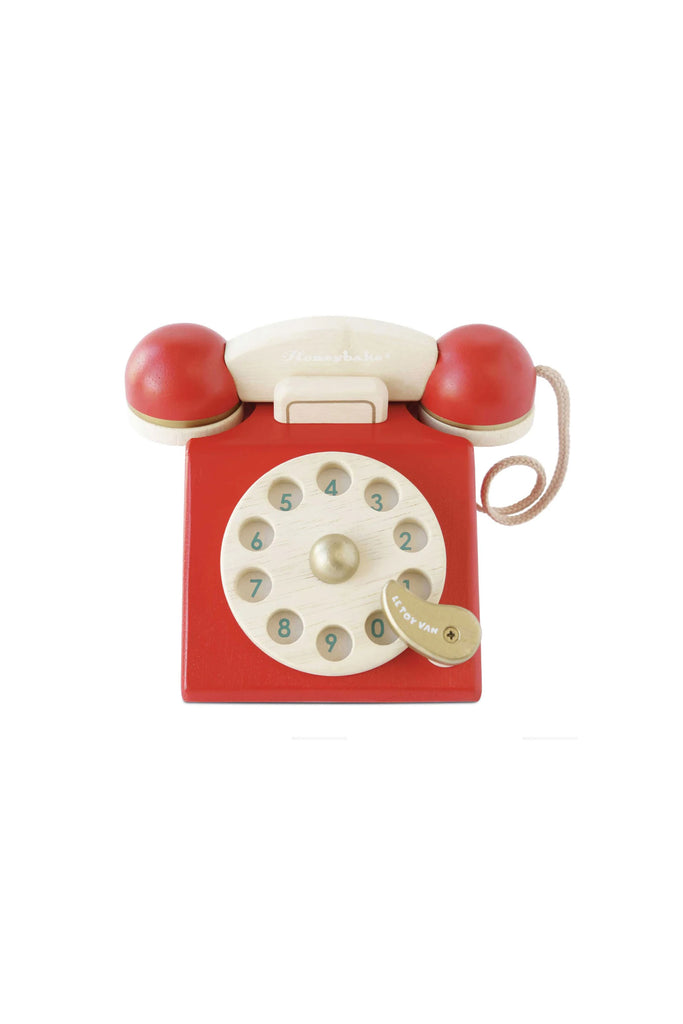 Vintage Wooden Phone by Le Toy Van