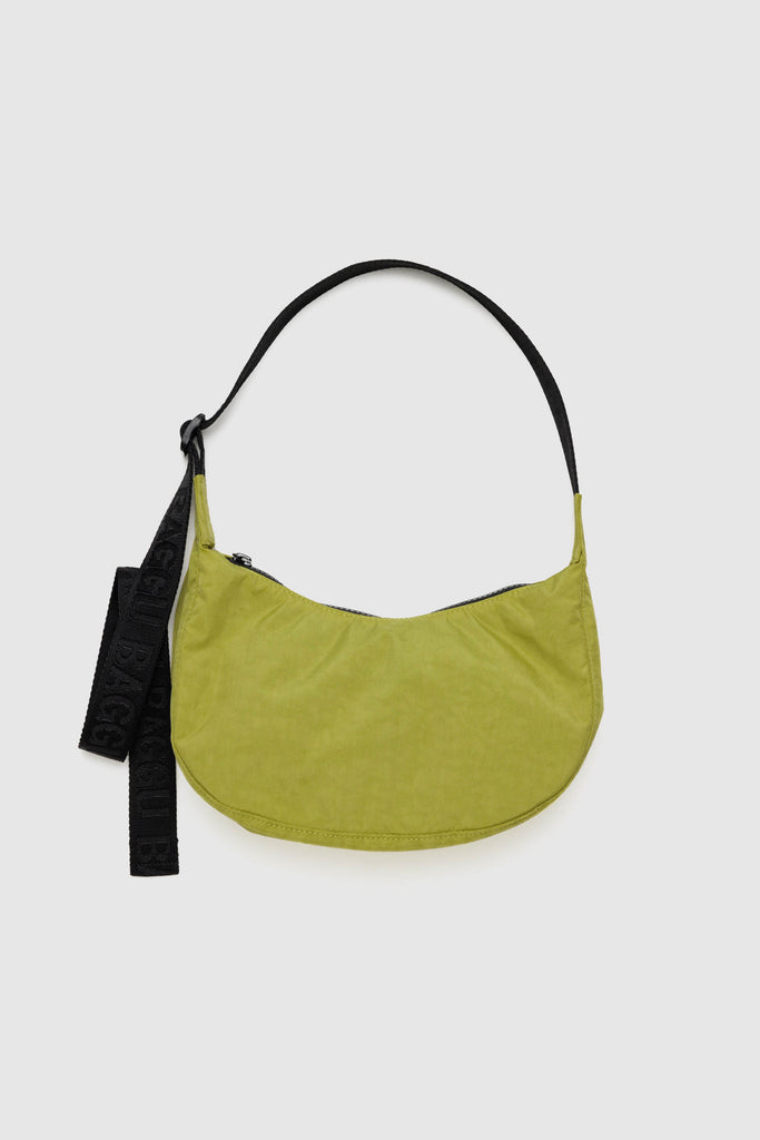 Small Nylon Crescent Bag (Lemongrass)