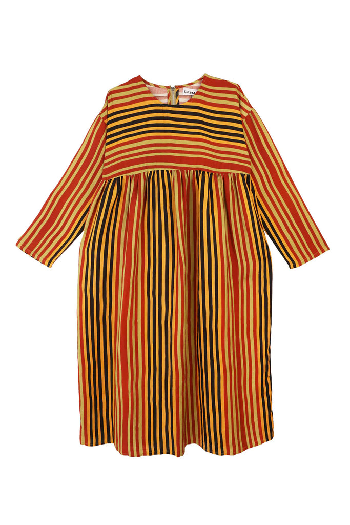 Alder Dress (Painters Stripe) by L.F. Markey