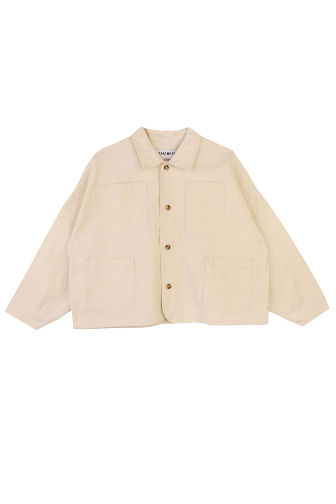 Carson Chore Coat (Ecru) by L.F. Markey