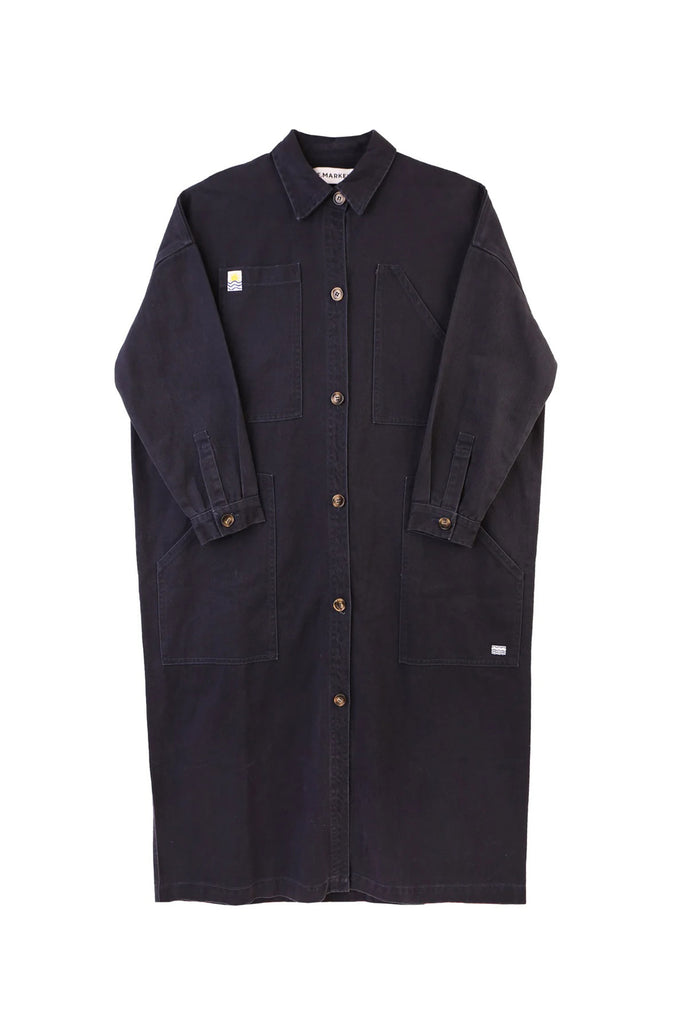 Emery Trench Coat (Navy) by L.F. Markey