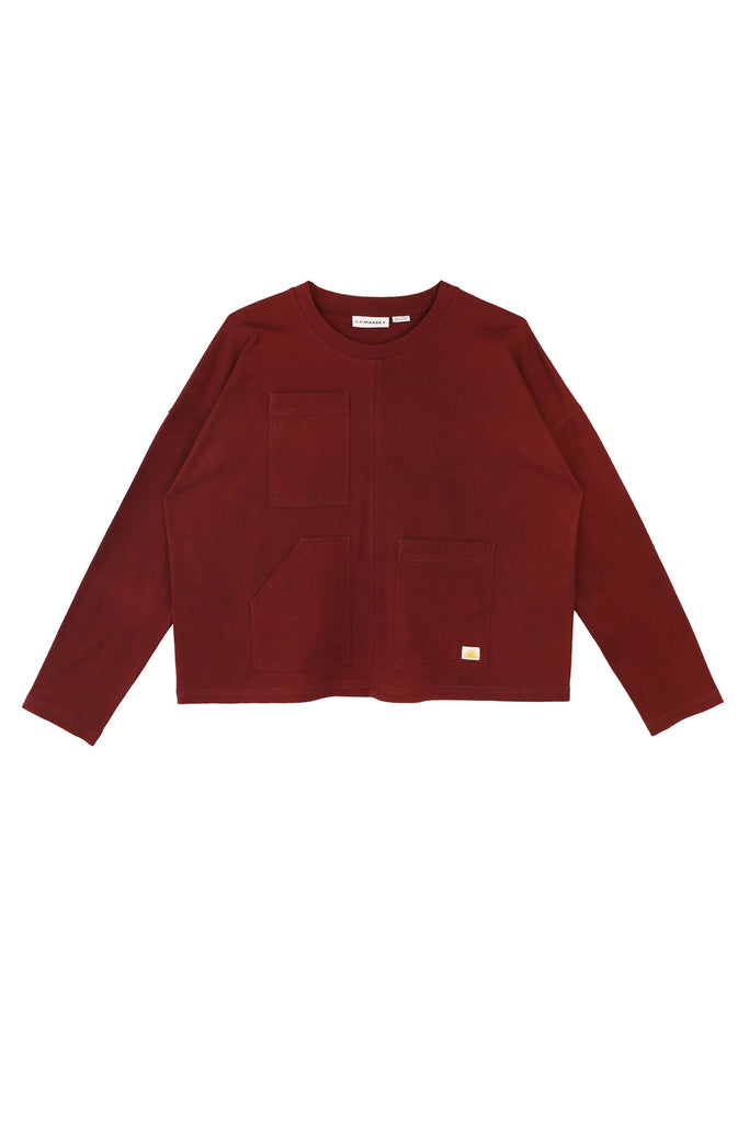 Hamley Top (Oxblood) by L.F. Markey