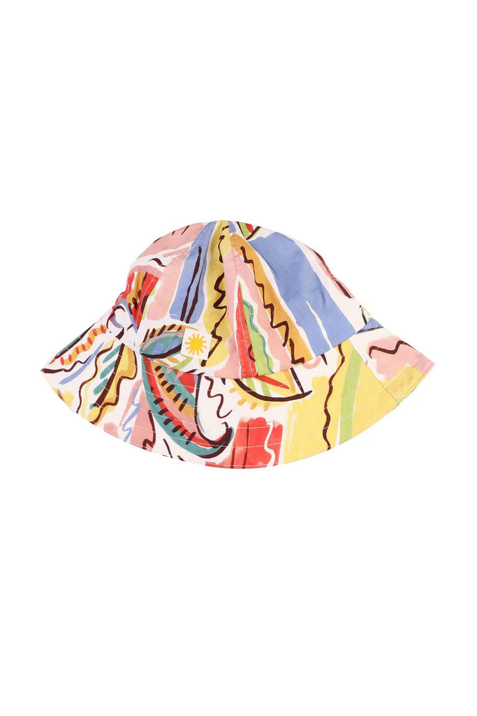 Lyon Sun Hat (Painted Paisley) by L.F. Markey