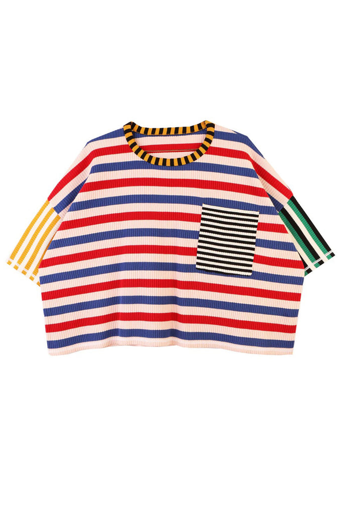 Winston Knit Tee (Multi Stripe) by L.F. Markey