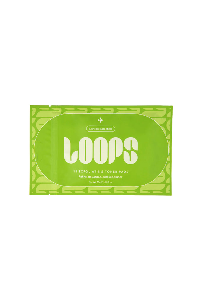12 Pad Travel Pack (Exfoliating Toner) by LOOPS