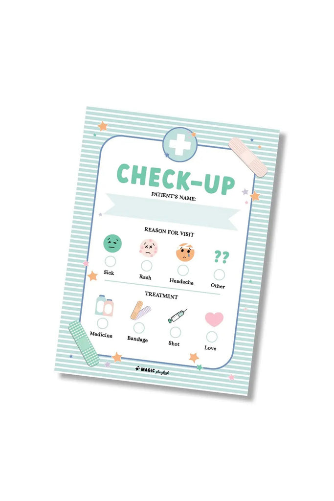Check-up Notepad by MagicPlaybook