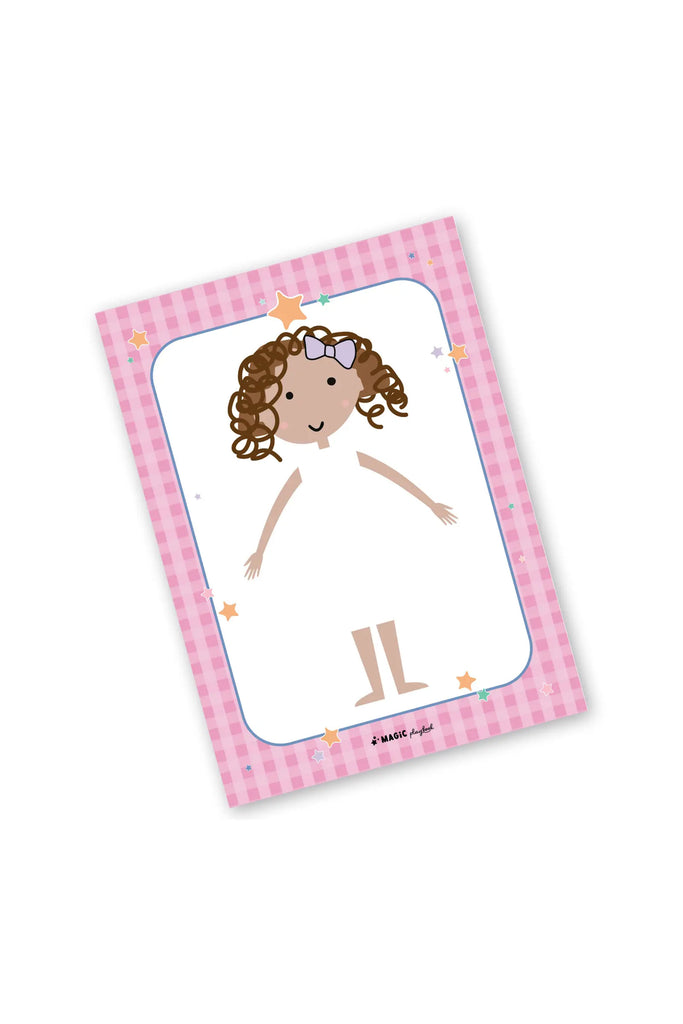 Dress-a-Doll Notepad by MagicPlaybook