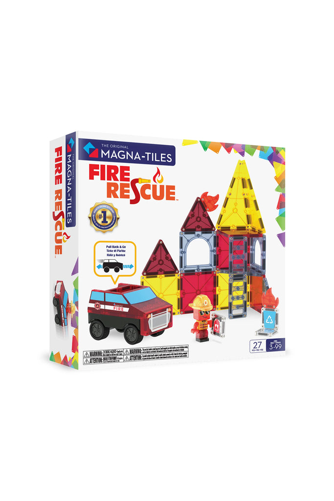 Fire Rescue 27-Piece Set by Magna-Tiles