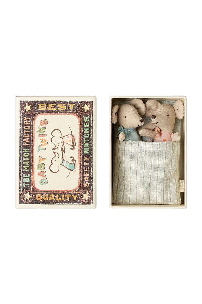 Baby Twins in Matchbox by Maileg