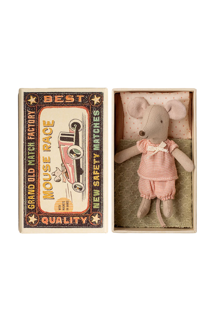 Little Sister Mouse in Matchbox by Maileg