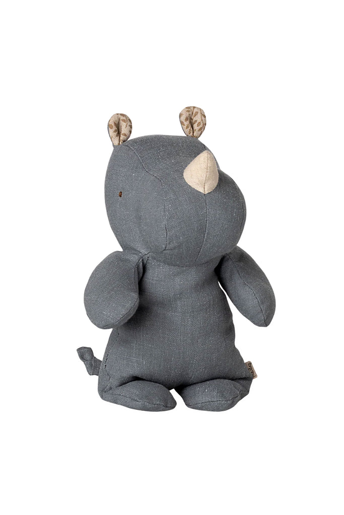 Small Rhino (Dusty Blue) by Maileg