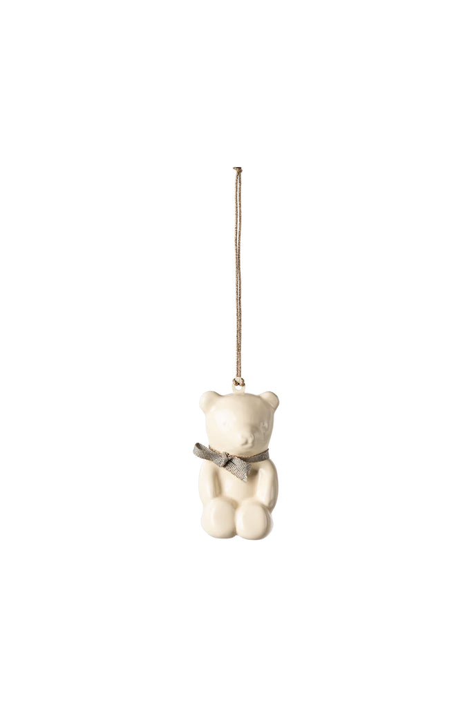 Teddy Bear Metal Ornament (Blue) by Maileg