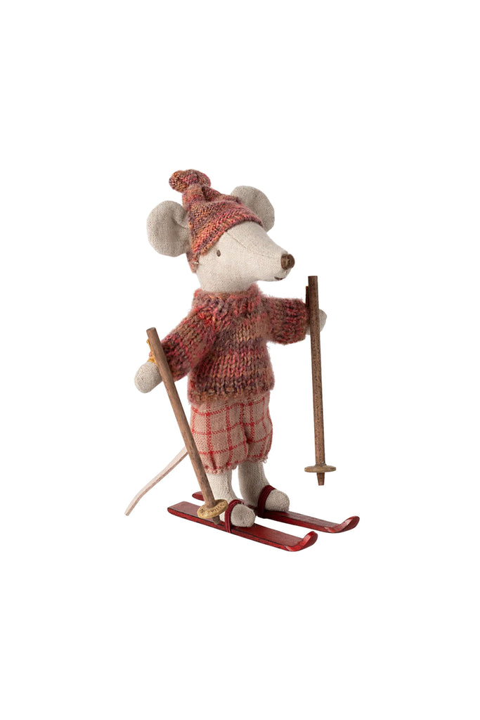 Winter Mouse With Ski Set (Big Sister) by Maileg