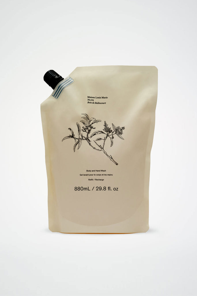 Body and Hand Wash REFILL (No. 04 Bois De Balincourt) by Maison Louis Marie