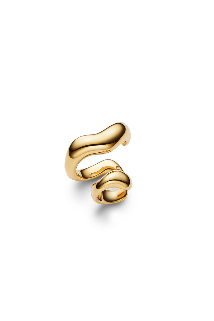 Sagene Ear Cuff (Gold) by Maria Black