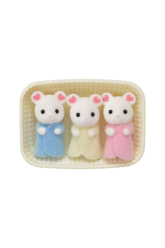 Marshmallow Mouse Triplets