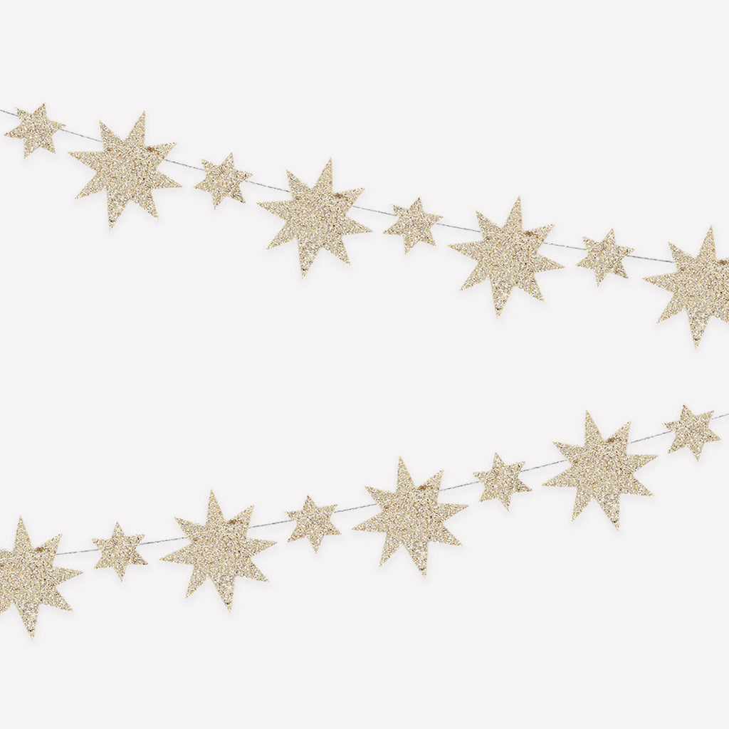 Gold Star Mini Garland by Meri Meri