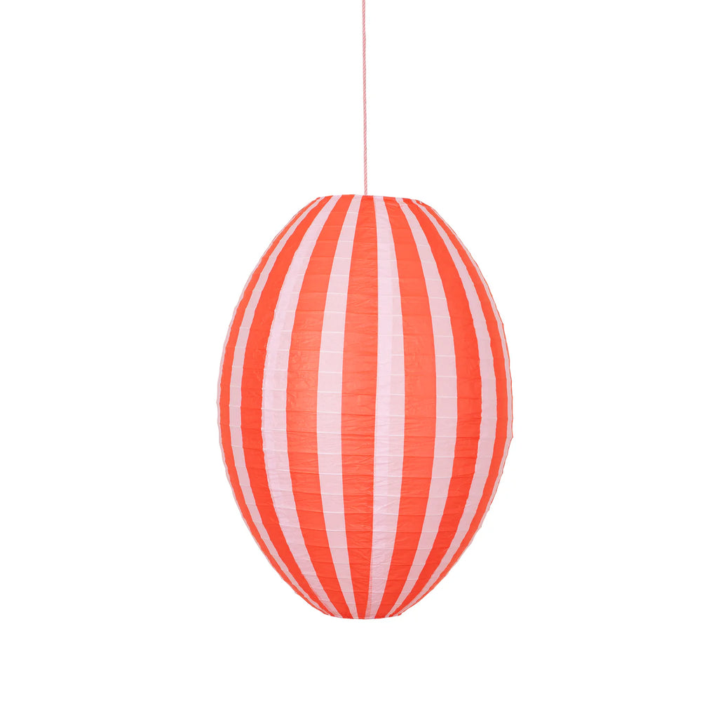 Hanging Paper Stripy Lantern Decoration x 3 by Meri Meri