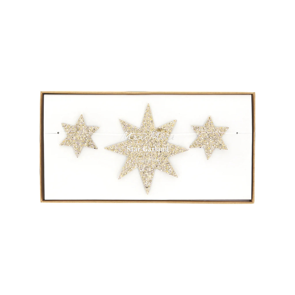 Gold Star Mini Garland by Meri Meri