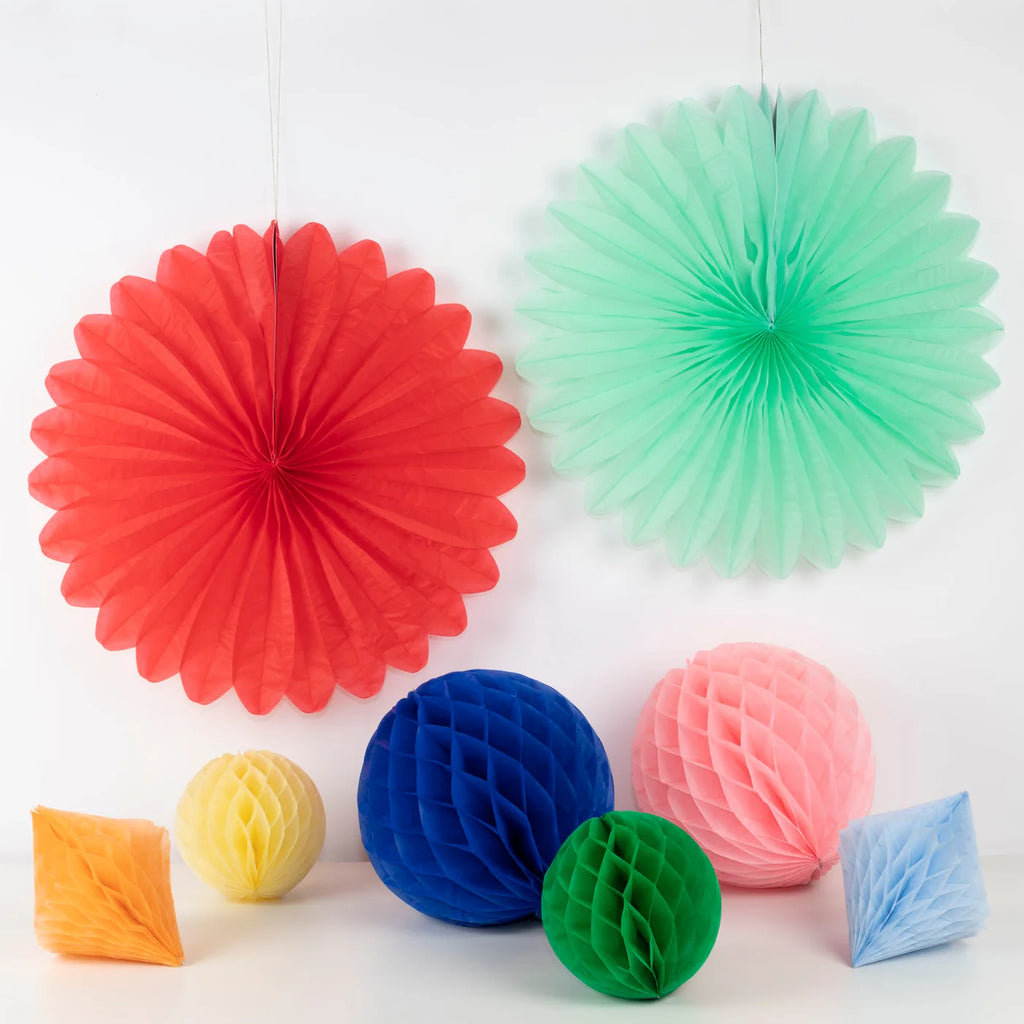 Rainbow Honeycomb Decoration Kit by Meri Meri