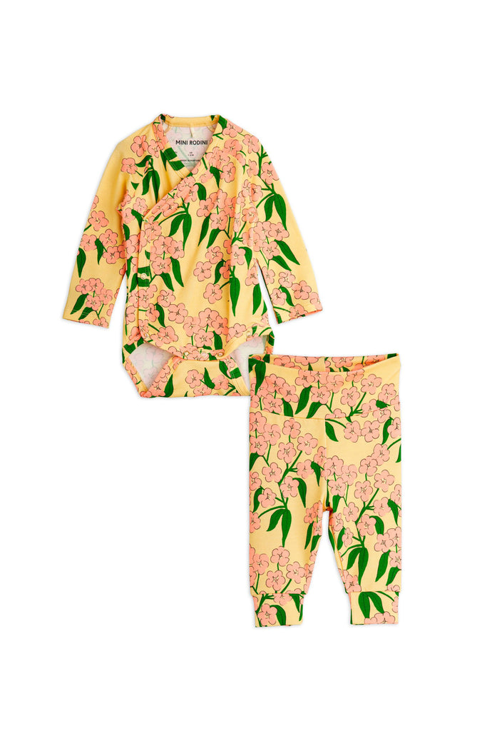 Alpine Flowers Baby Set by Mini Rodini