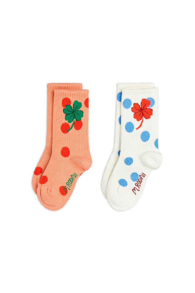 Clover Sock Set (2-Pack) by Mini Rodini