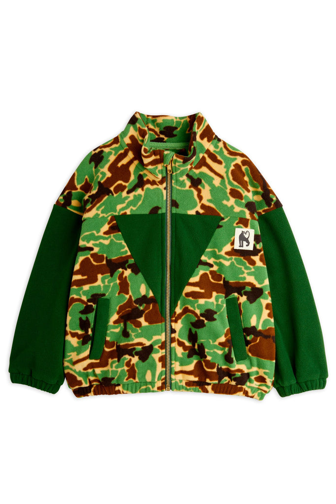 Fleece Camo Jacket by Mini Rodini