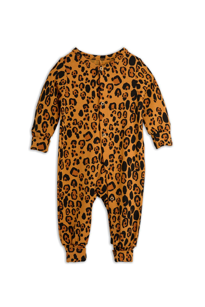 Leopard Button Jumpsuit by Mini Rodini