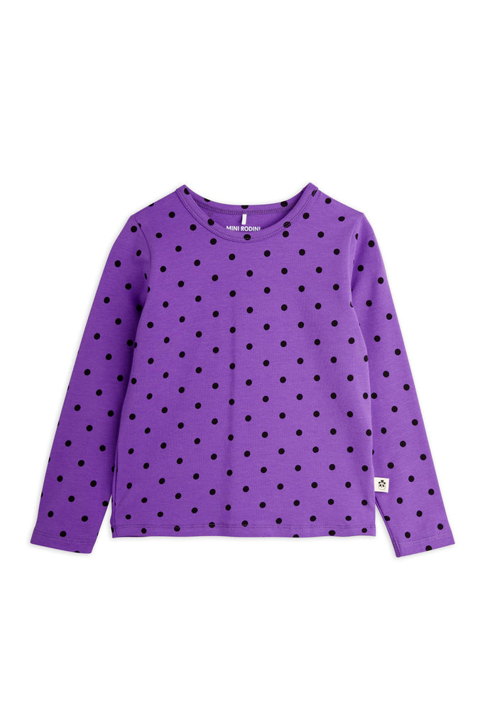 Polka Dot Long Sleeve Tee by Mini Rodini